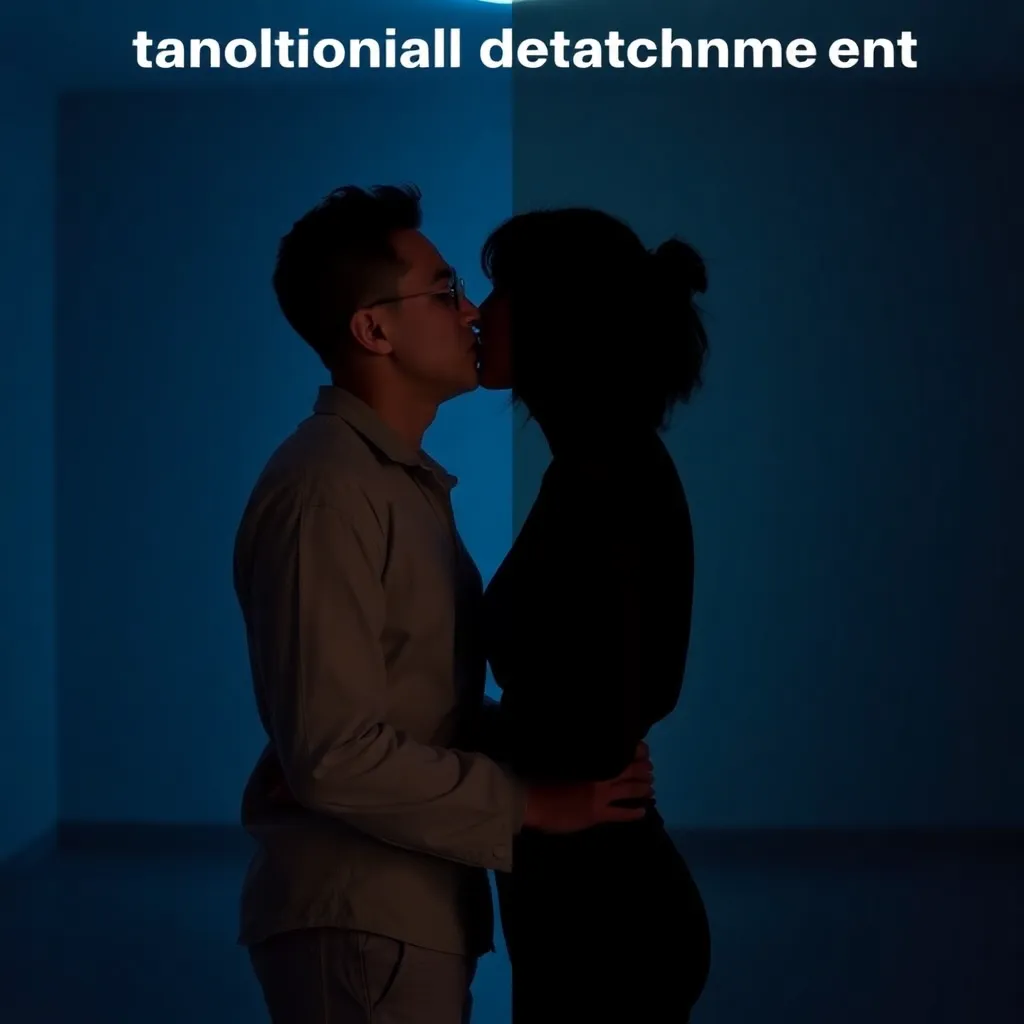 Emotional Detachment in Kissing